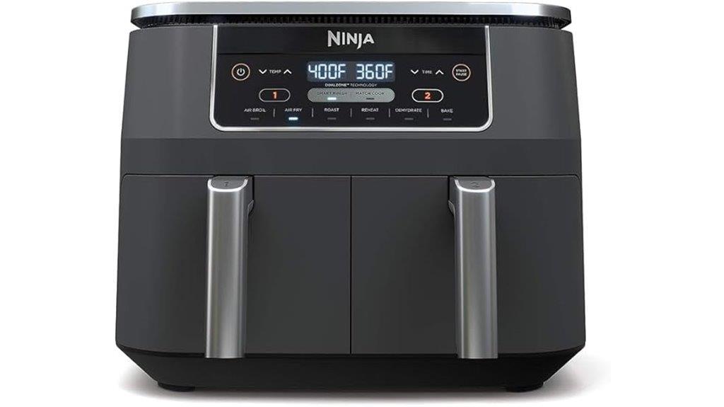 8 quart dual zone air fryer