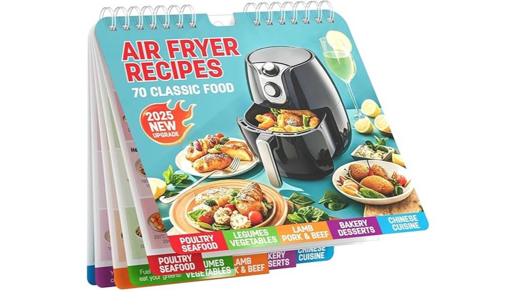 air fryer magnet cookbook