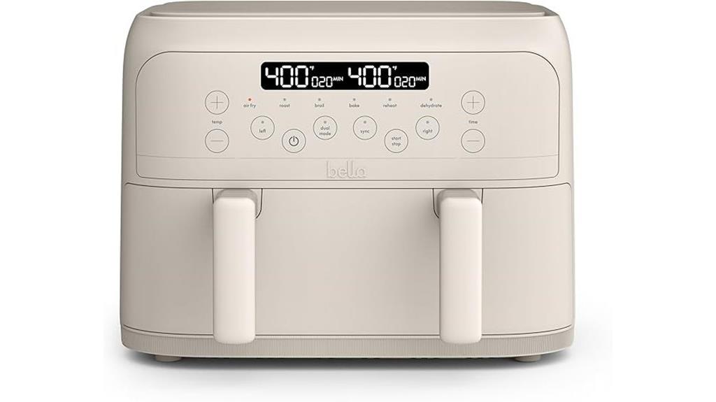 bella ceramic air fryer