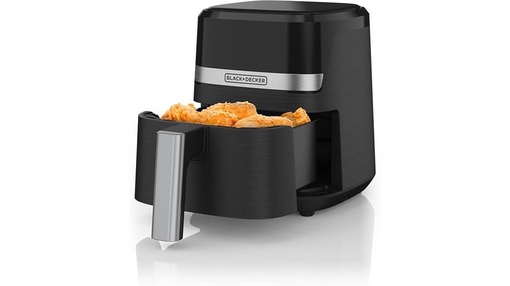black decker compact air fryer