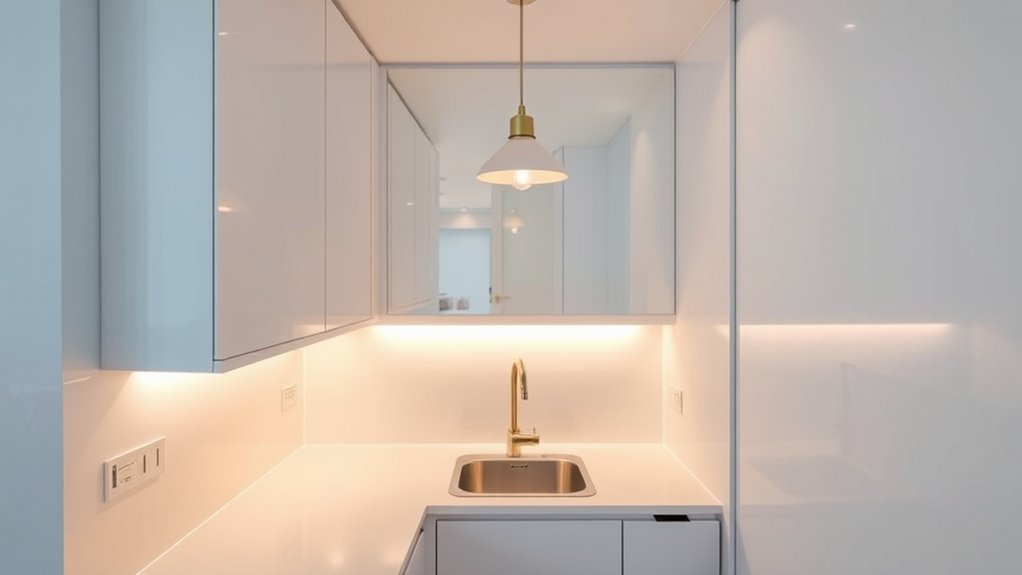 brighten small kitchen efficiently