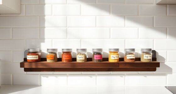 build your own magnetic spice rack