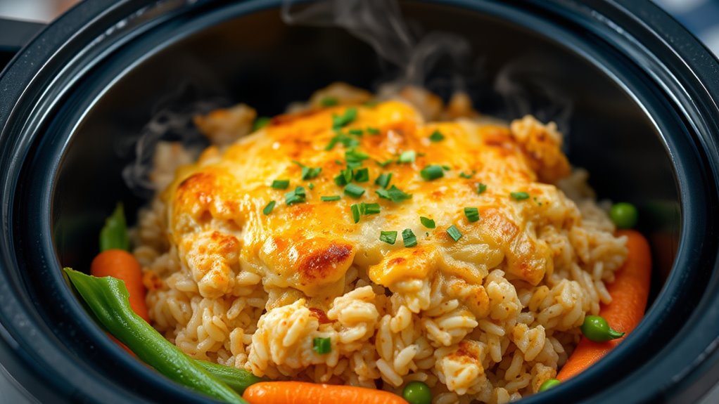 chicken rice casserole preparation