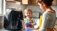 child safety and air fryer