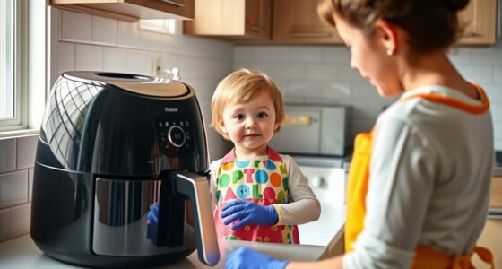 child safety and air fryer