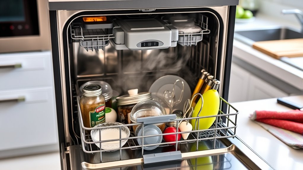 clean small kitchen utensils