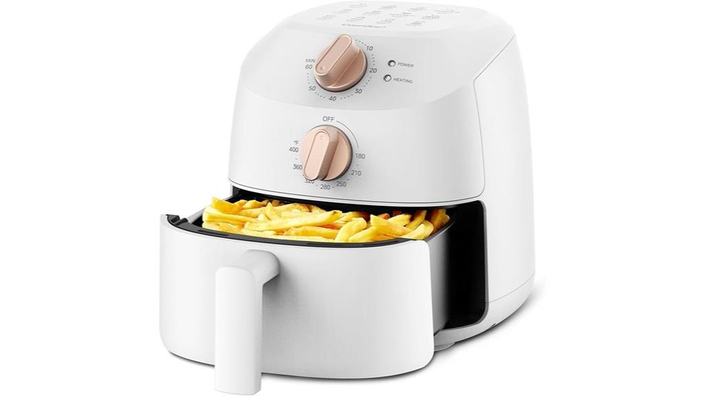 compact 2 1 quart air fryer