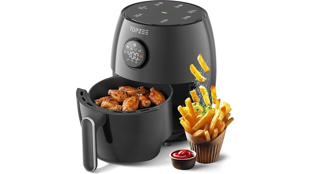 compact air fryer with presets