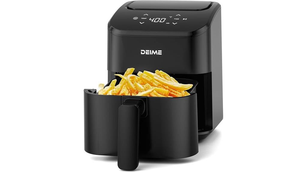 compact digital mini air fryer