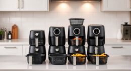 compact dual basket air fryers