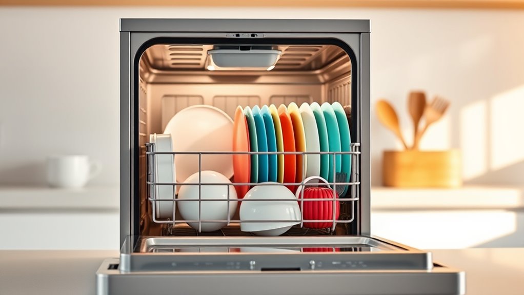 compact efficient dishwashers