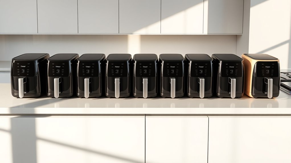 compact narrow air fryers