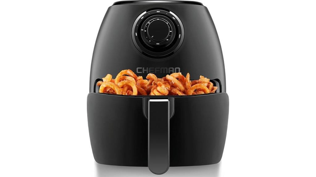 compact nonstick air fryer