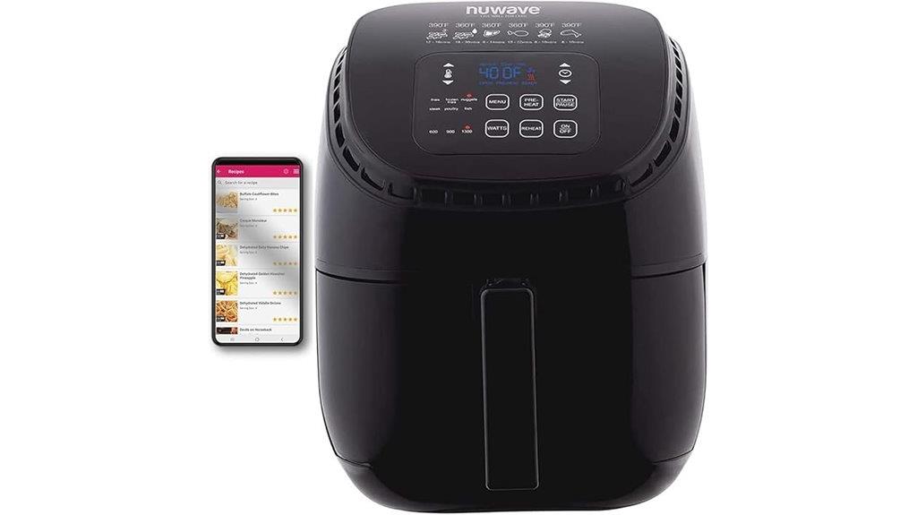 compact touch screen air fryer