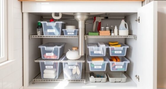 compact under sink storage options