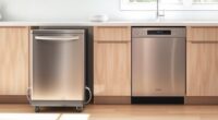 countertop vs installed dishwasher