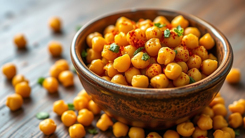 crispy spiced chickpeas recipe