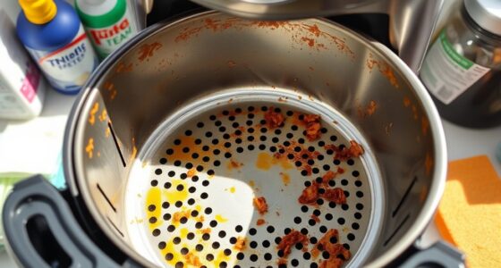 damaging air fryer cleaning