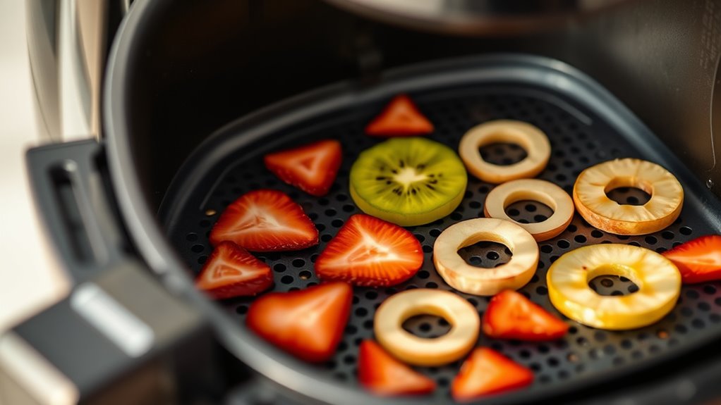 dehydrate fruit using air fryer