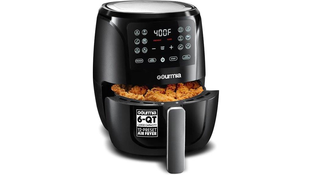 digital 6 qt air fryer