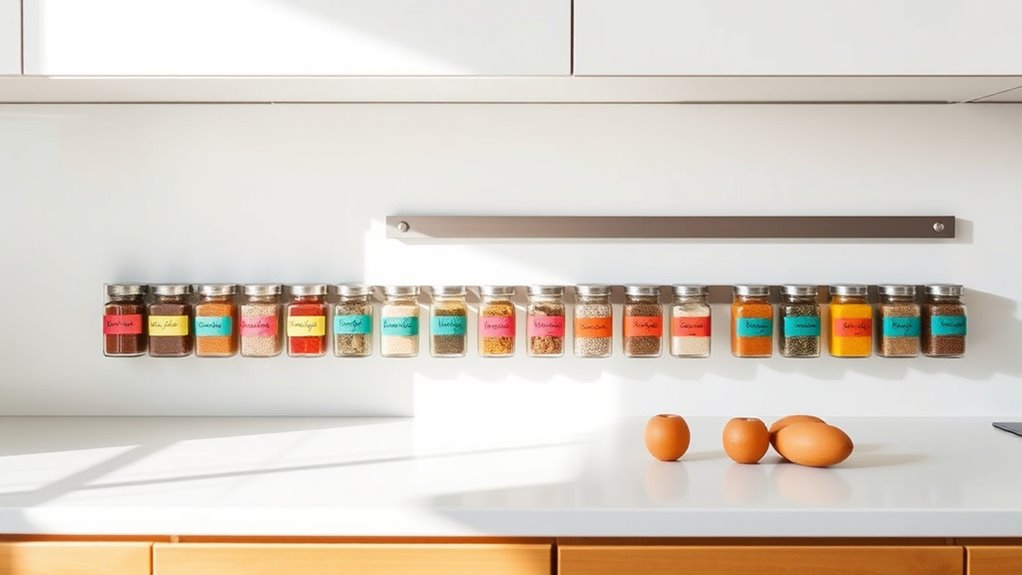 diy magnetic spice storage