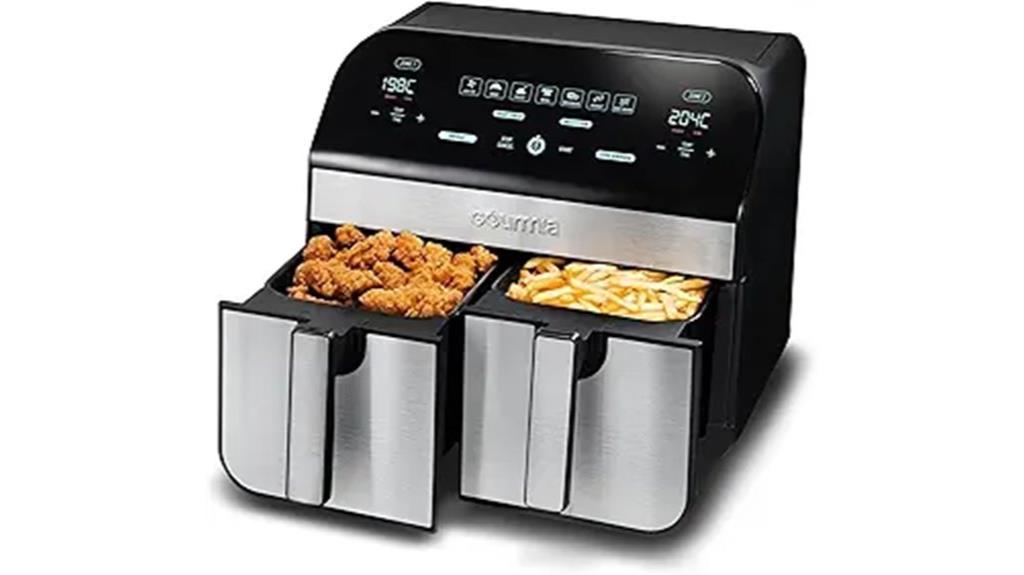 dual basket digital fryer
