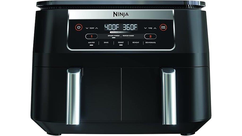 dual zone 6 quart air fryer
