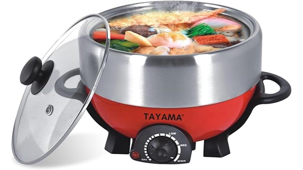 electric multi cooker with stainless