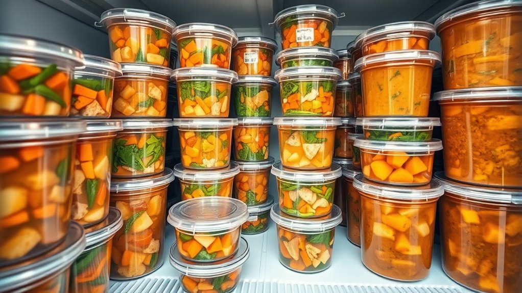 freeze soups for busy weeks