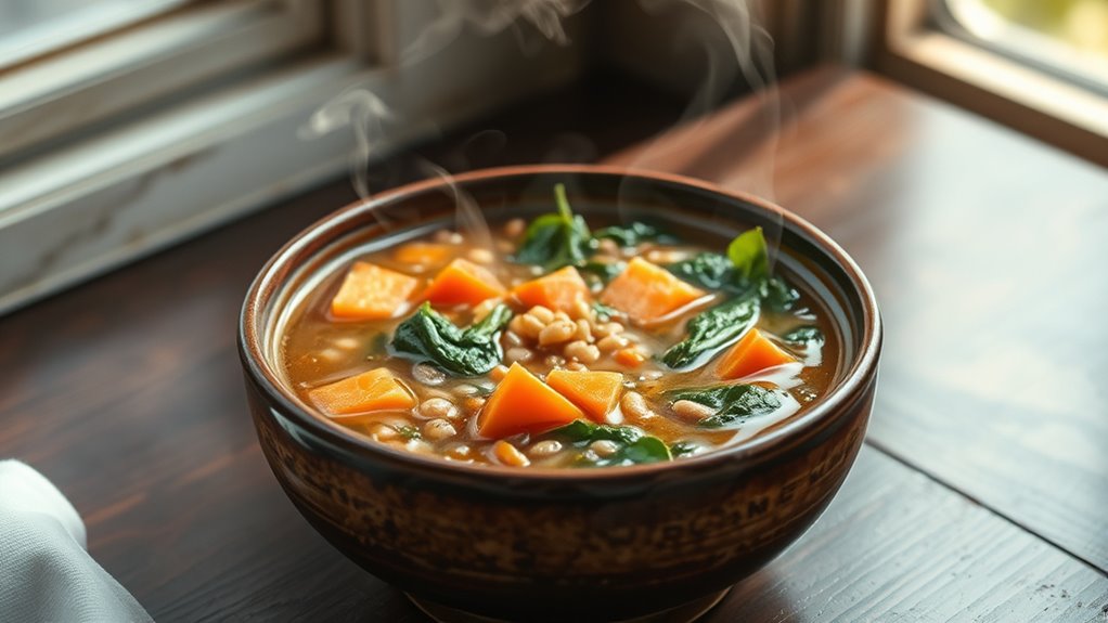 hearty adaptable vegetarian soup