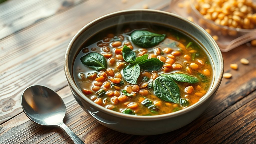 hearty vegan lentil soup