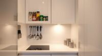 kitchen organization with magnets