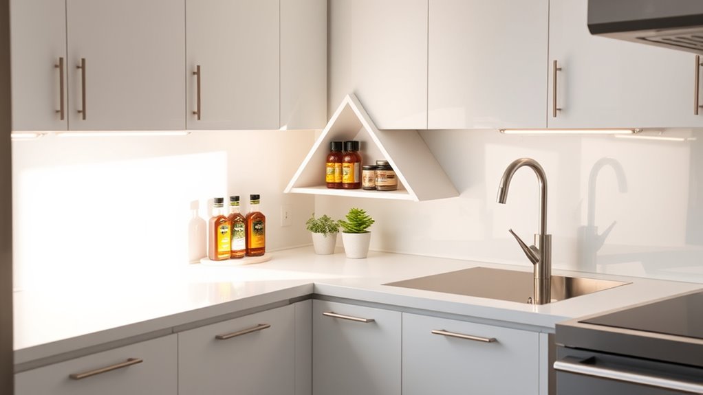 maximize corner storage efficiency
