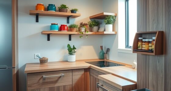 maximize small kitchen corners