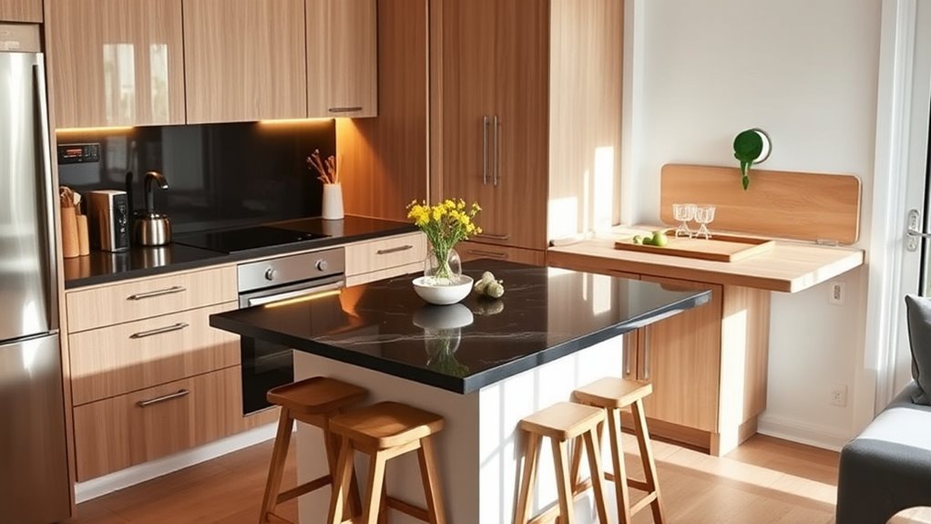 maximize small kitchen space