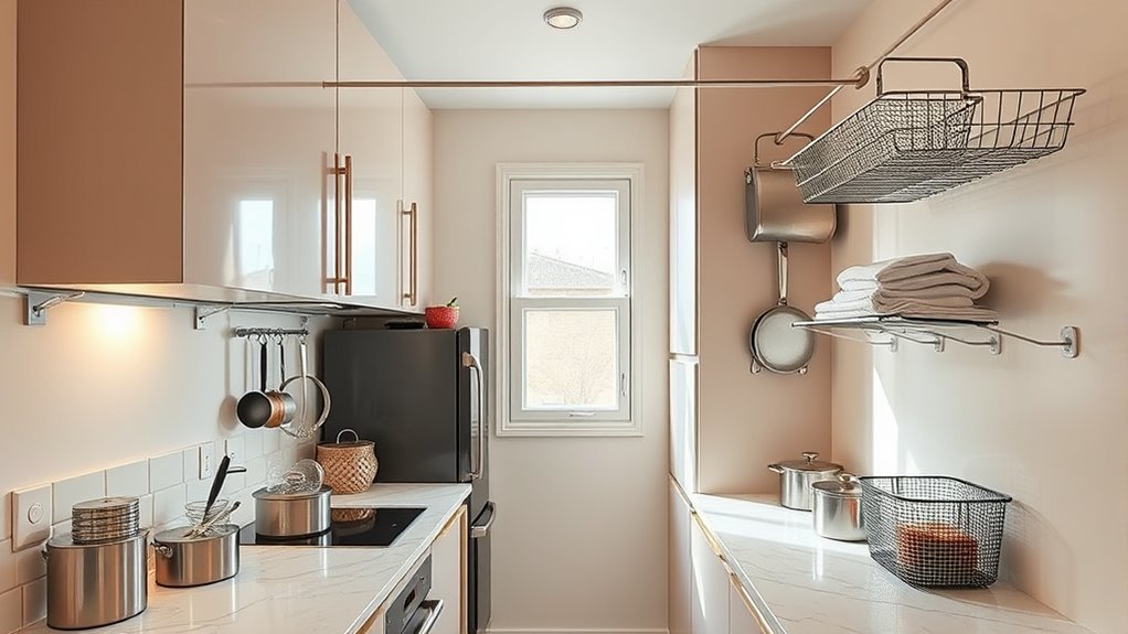 maximize space with tension rods