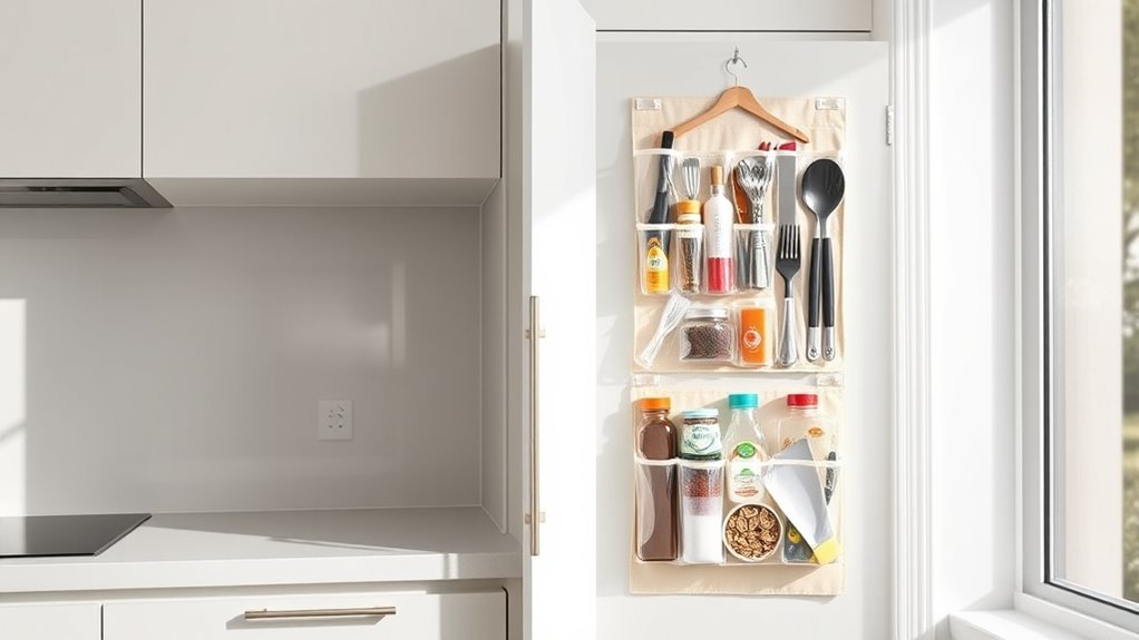 maximize storage with door organizers