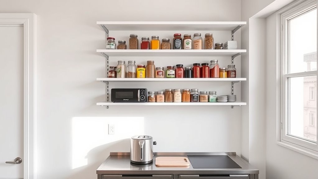 maximize vertical storage space