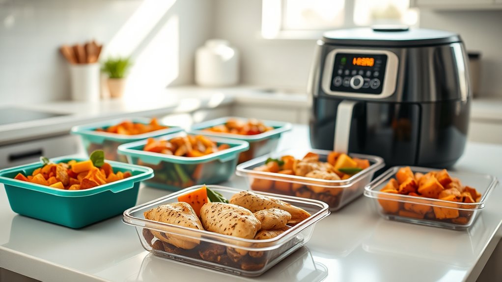 meal prep with air fryer