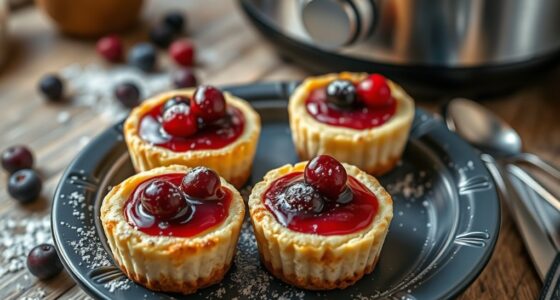 mini desserts in multicooker