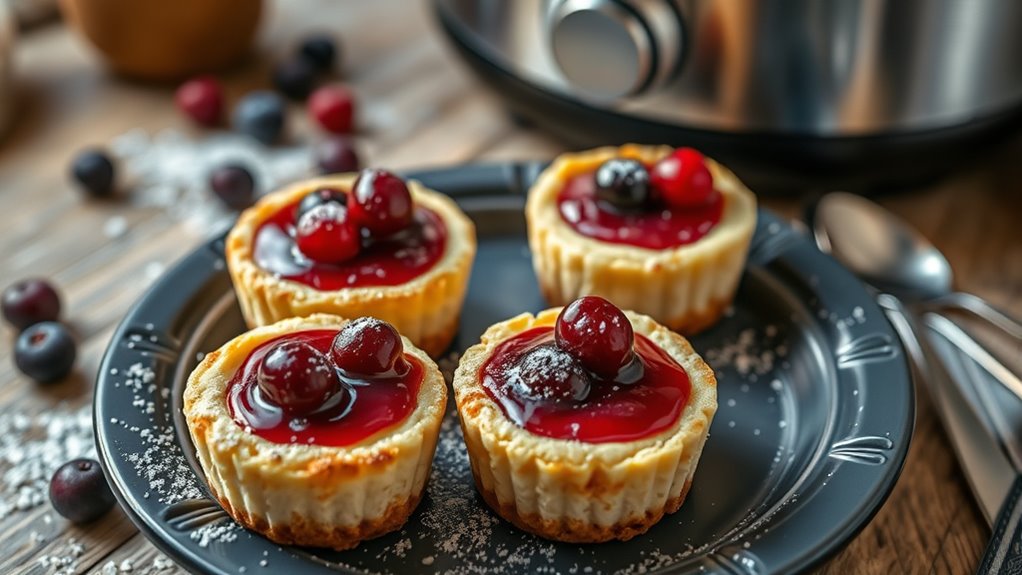 mini desserts in multicooker