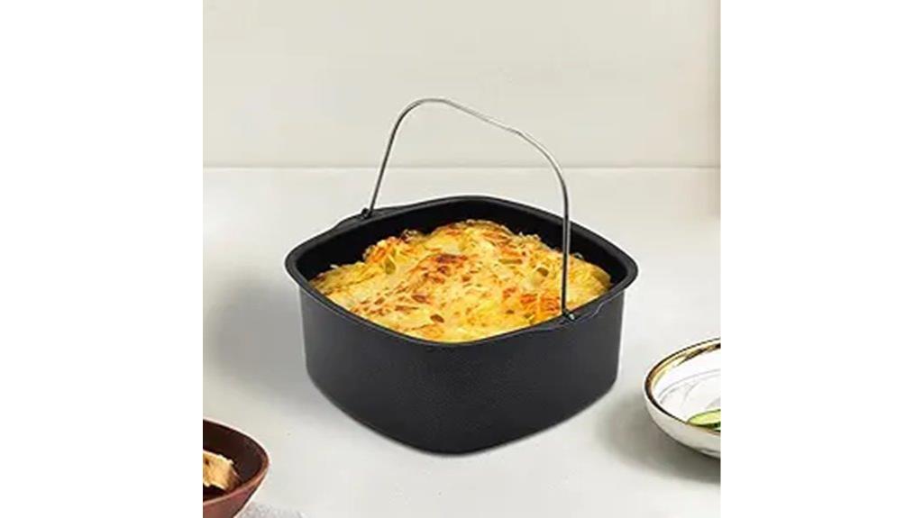 non stick air fryer cake pan