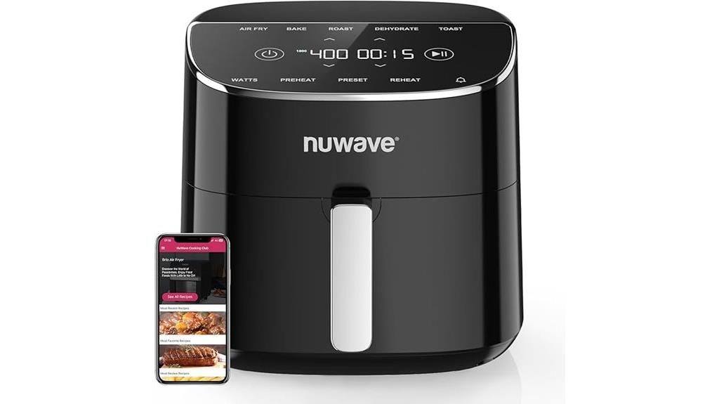 nuwave brio plus air fryer