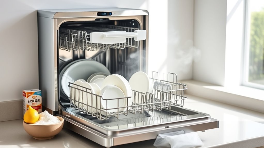 odour free portable dishwasher tips