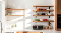 open shelving kitchen benefits