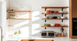 open shelving kitchen benefits