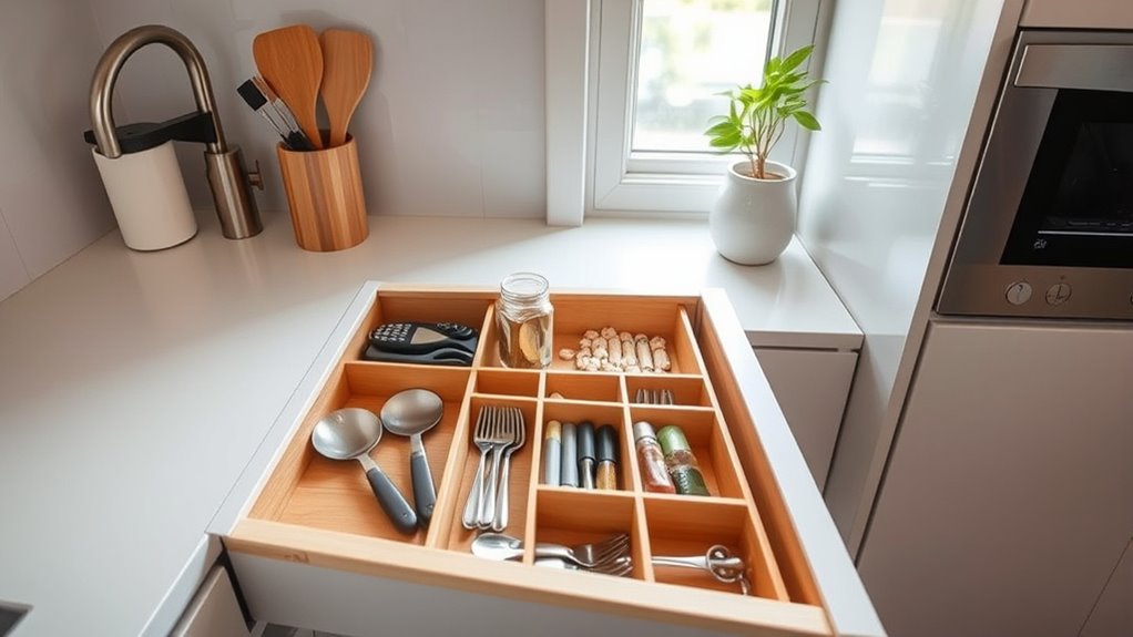 optimize drawer space efficiently