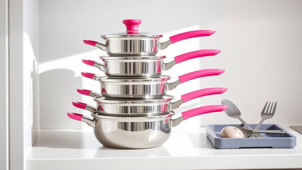 optimize space with eco friendly cookware