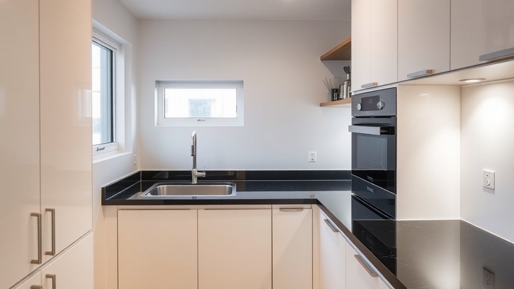 optimized small kitchen layout