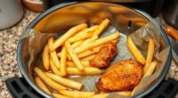 overcrowding air fryer baskets